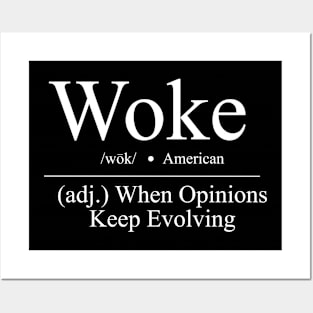 WOKE-WHT Posters and Art